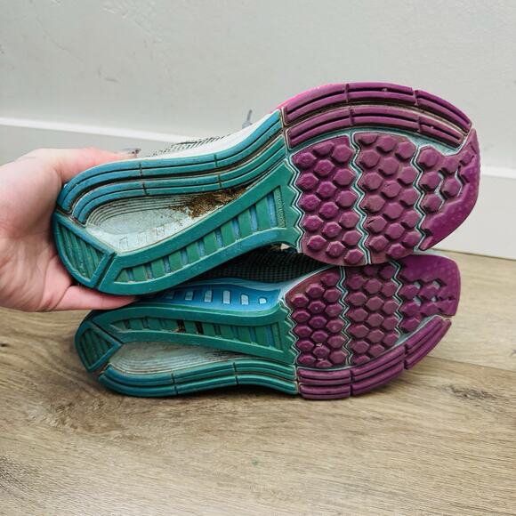 Nike Air Zoom Structure 19 Gray Running Shoes Women’s Size 7.5 - Picture 8 of 11